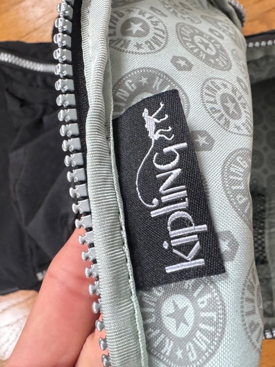 Kipling Fundamental Backpack Medium Black Drawstring Nylon Gorilla Attachment main image 9